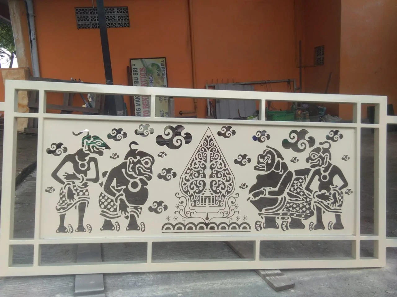 Pagar Laser Cutting Plat Besi Presisi